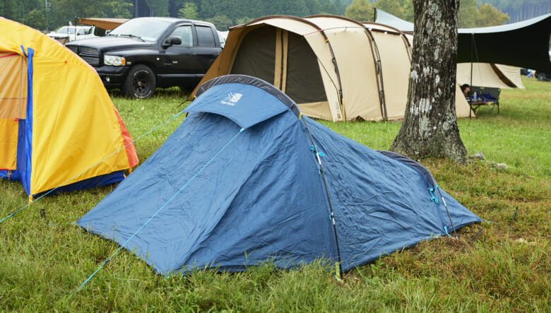 カリマーのテントはフリマサイトで見つけた。