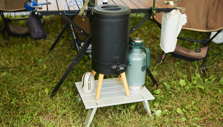 お気に入りのリバーズのジャグは、漉し器が付くためコーヒーやお茶を作って保冷・温できる優れモノ。夏はこれで麦茶を作るのがオススメだそう。