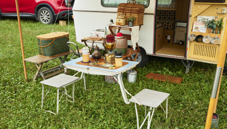 ジャグを設置した台は横浜のショップ、モーニングスターのオリジナルだが、そのほかすべてヴィンテージという徹底ぶり。