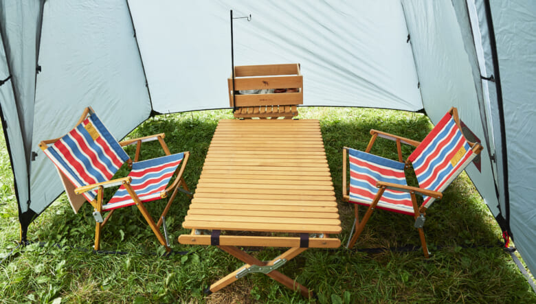 トリコロールがインテリアのポイント。