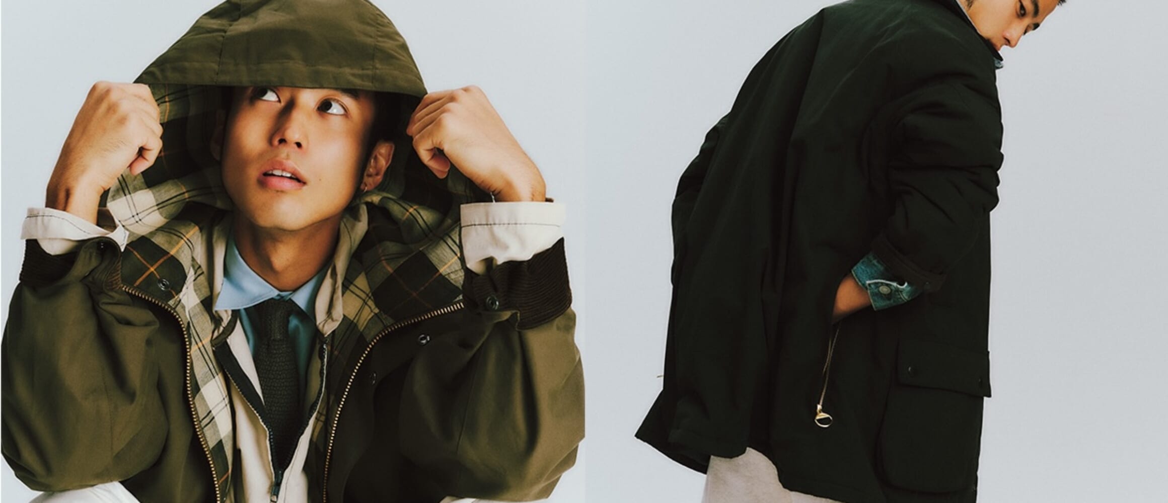 アーバンリサーチ流にアレンジを加えた、バブアーの名作アウター。随所