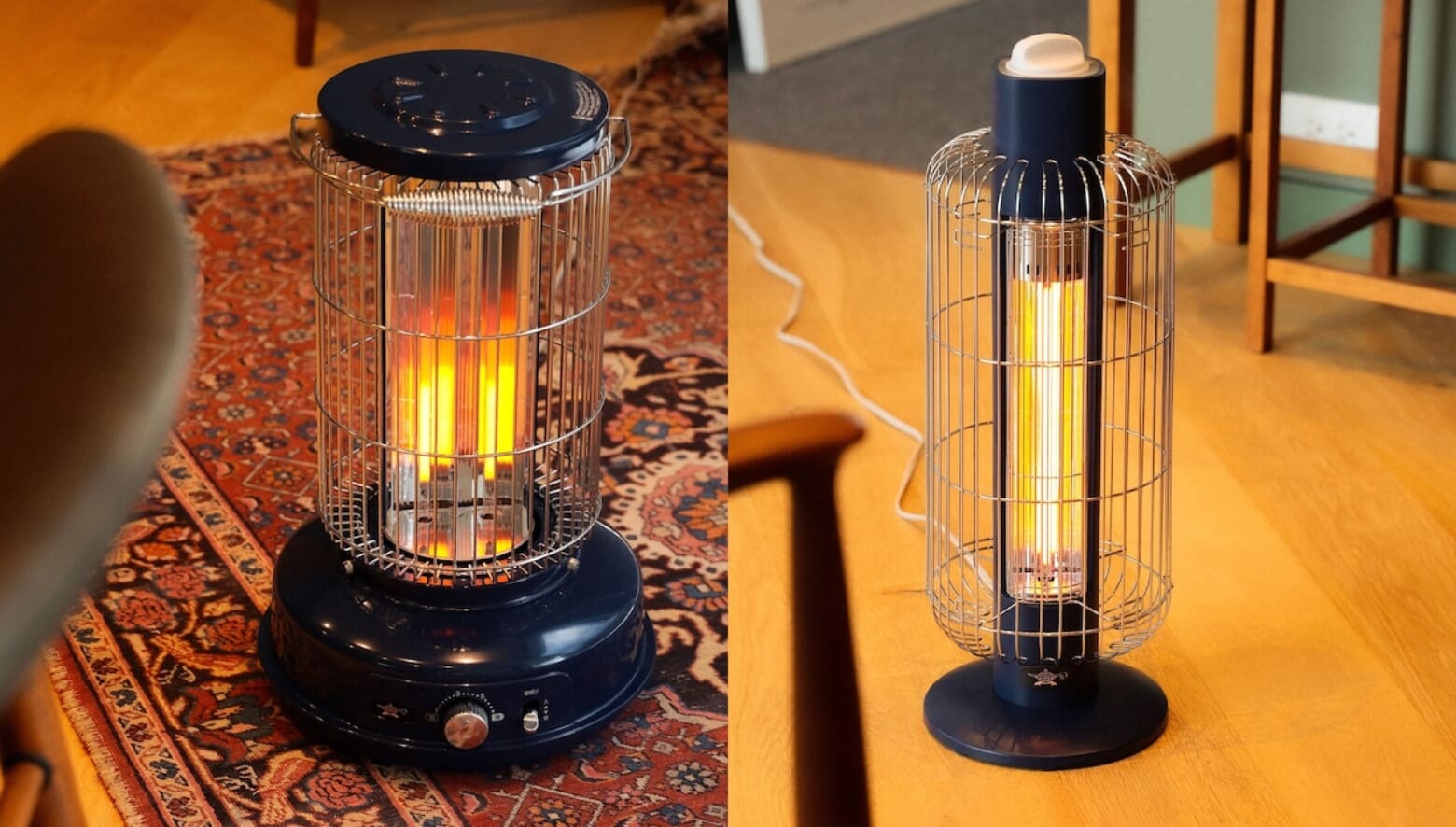 アラジンの名作ストーブをビームス ジャパンがアレンジ。シックな藍色