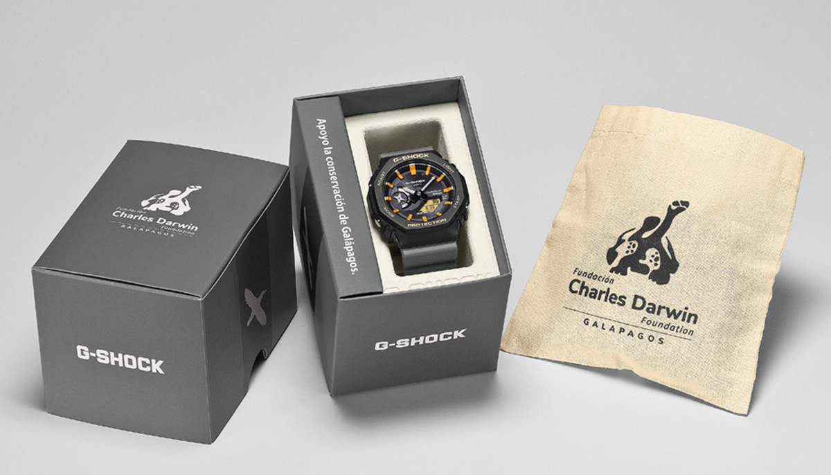 Gショックから、チャールズ・ダーウィン財団とのコラボレーション