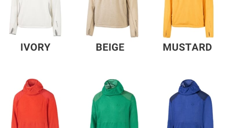 ゼログラムの2025AWシーズンは、「軽さ」「温かさ」「動きやすさ」の三拍子が揃ったミドルウエア4型がお目見え。