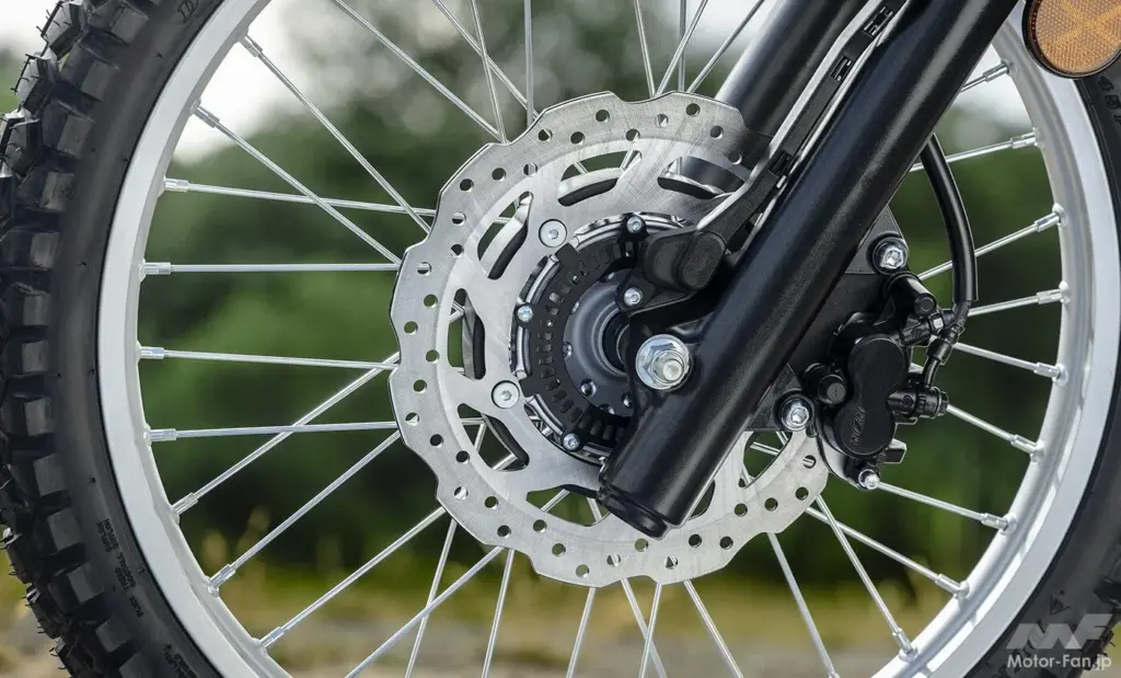 ヤマハ「WR125R ABS」フロントブレーキ