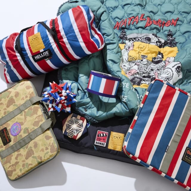 ＊NATAL DESIGN×GO OUT ブリーチ ボーダー オーバーオール M 割引商品 ＊NATAL DESIGN×GO OUT ブリーチ ボーダー オーバーオール M