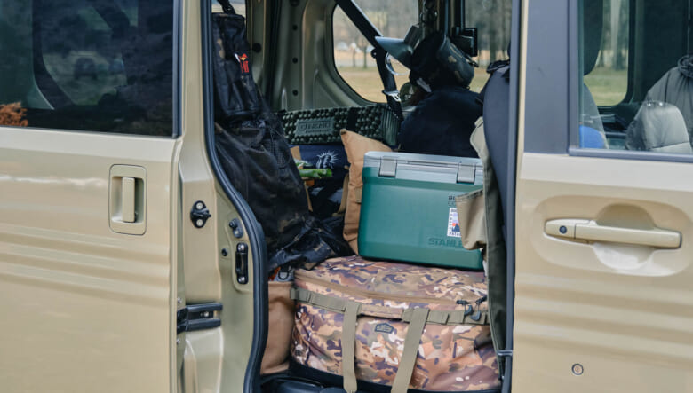 【’20 HONDA N-VAN】ファミリーキャンプから車中泊までこなす相棒。