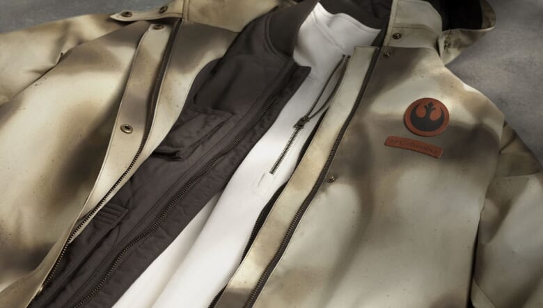 コロンビアから、スター・ウォーズとの新たなるコラボアイテムが登場。『ジェダイの帰還』モチーフの本格ウエアが目白押し！