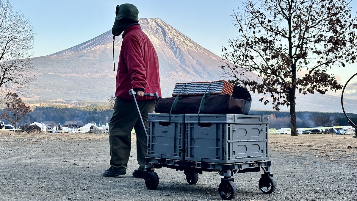 台車&テーブル。斬新二刀流ギアをキャンプで使ってみた。 | GO OUT WEB