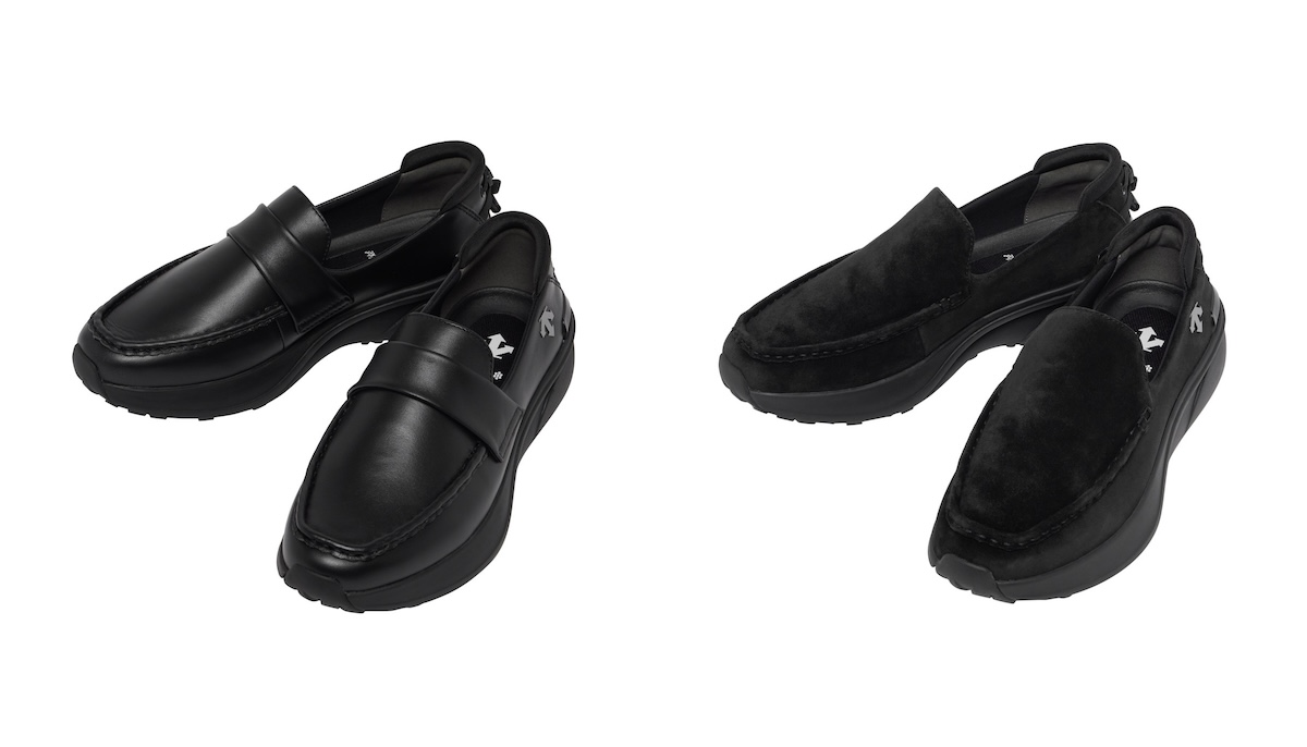 端正なローファーをデサントがテッキーにアレンジ。全天候型対応の万能