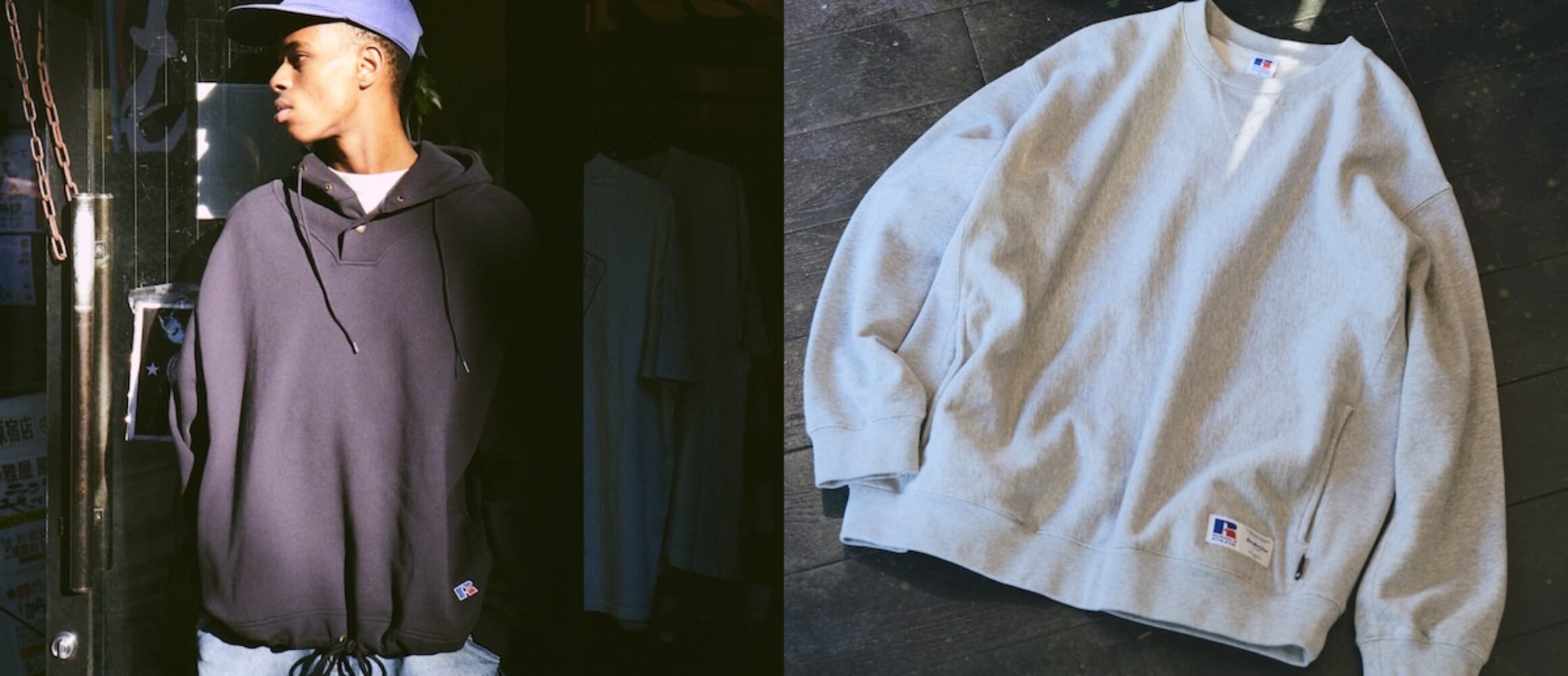 ベルベルジンが、ラッセルアスレティックとコラボ。古着ファン垂涎の