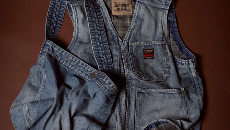 アヴィレックスとモーアンドモークロージングの上質デニムを使ったコラボが再来。