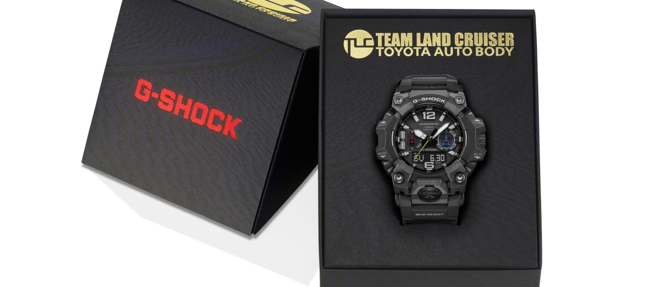 ラリーで活躍するトヨタ・ランドクルーザーの雄姿を「G-SHOCK」で体現