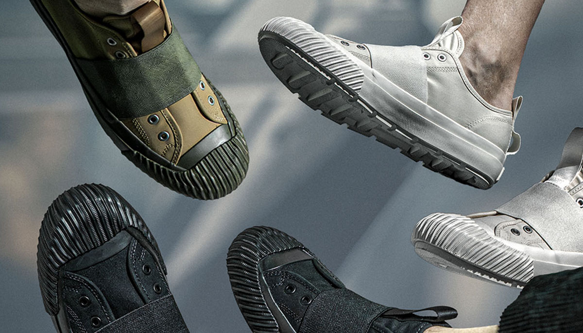 エンジニアド ガーメンツから、クラシックなスニーカーブランド「PF