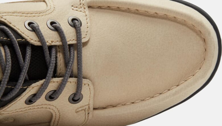ティンバーランドの隠れた名作「モックトゥ」にゴアテックスを採用。ベージュカラーで明るいムード満点！