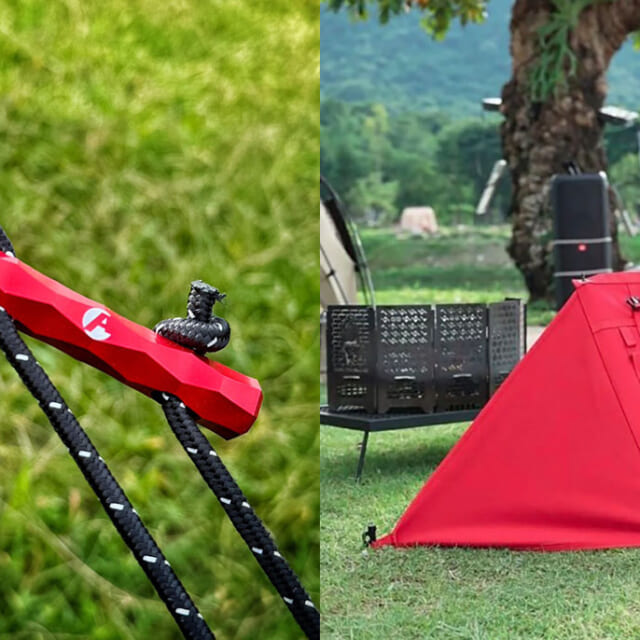 アシモクラフツの新作が豊作。Asigrip形状の自在金具、焚き火用風防