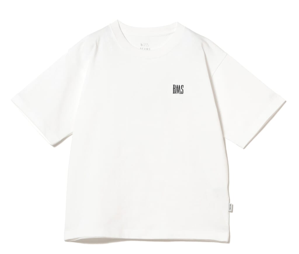〈BEAMS × こども ビームス〉 “BMS” BASIC T-SHIRT/カラー:ホワイト