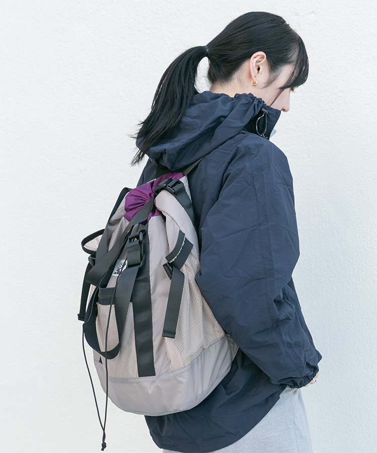 『別注』Caribou Mountaineering × EKAL L. WEIGHT PACK TOTE GREIGE