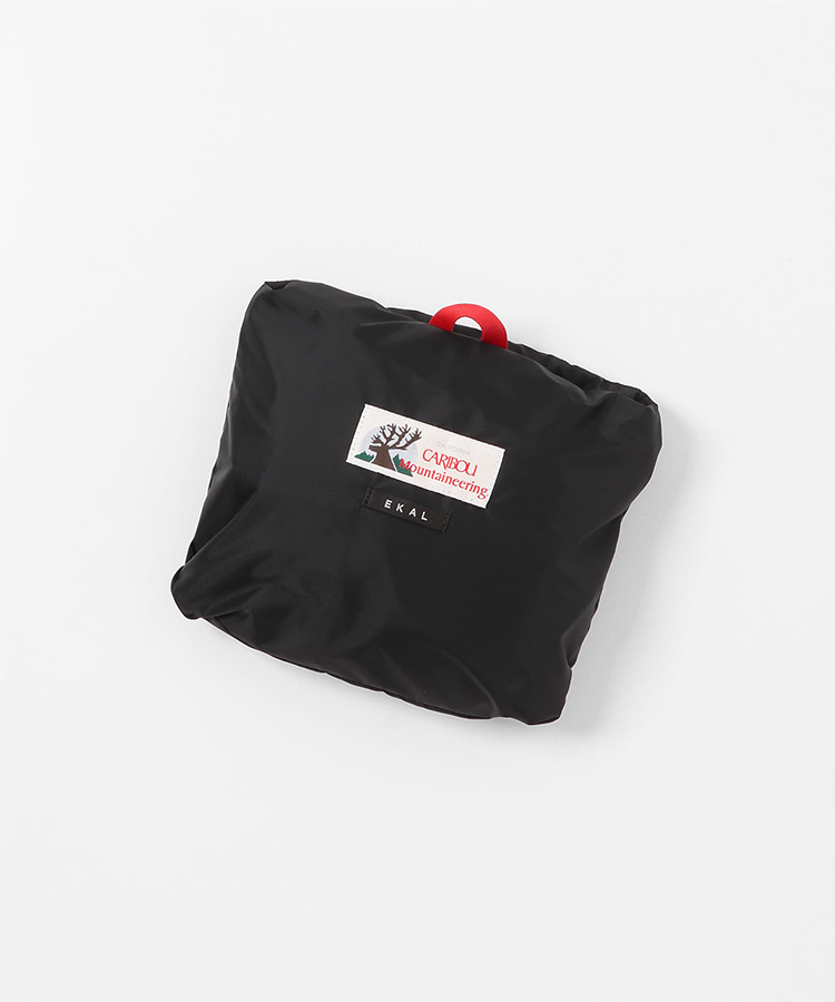 『別注』Caribou Mountaineering × EKAL L. WEIGHT PACK TOTE BLACK パッカブル時