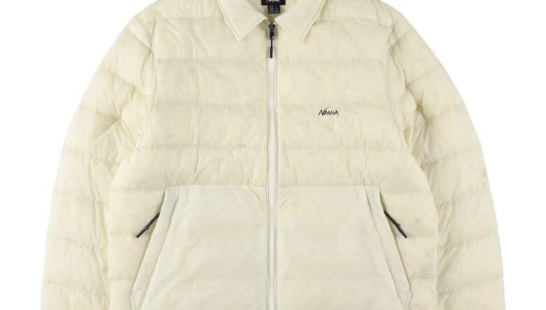 軽量素材を使ったナンガのシアーダウンは、透け感が生む独特のデザインに注目！