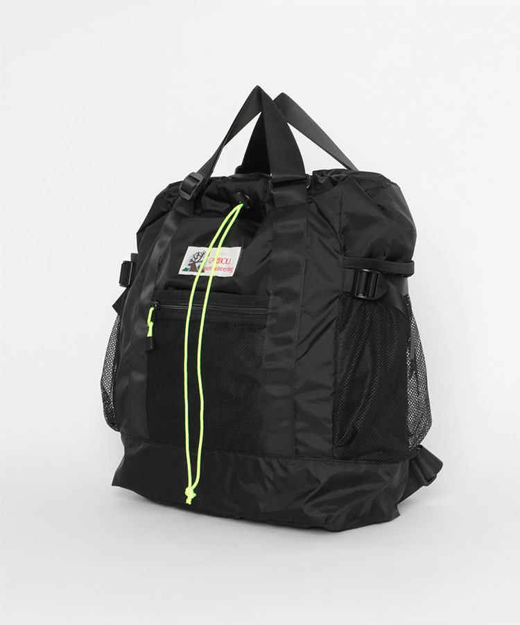 『別注』Caribou Mountaineering × EKAL L. WEIGHT PACK TOTE BLACK