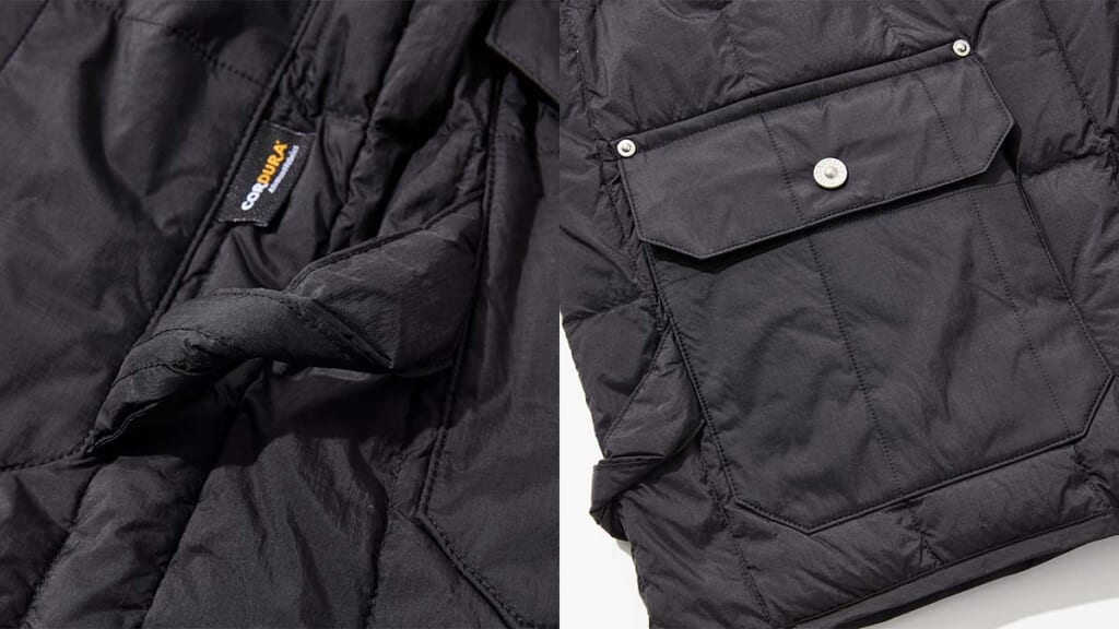 ダウンウエアの詳細写真