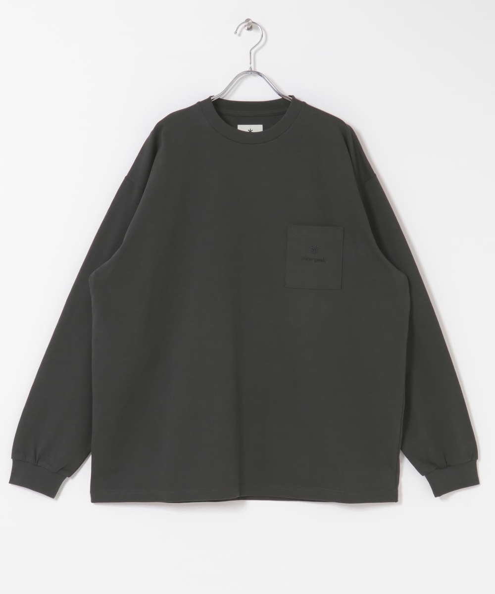 snow peak×URBAN RESEARCH DOORSのPOCKET LOGO L/S TEE