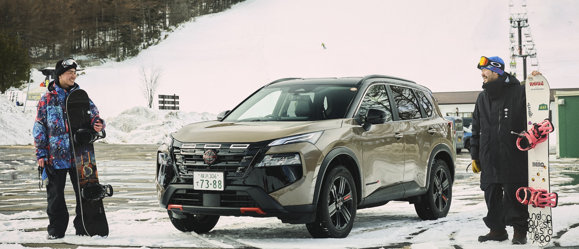 新型エクストレイルで、長野の雪山を登って下りて。【ワンデイドライブ #19】