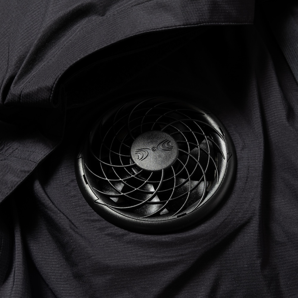 meanswhile×空調服のAir Circulation System Rain Jacket