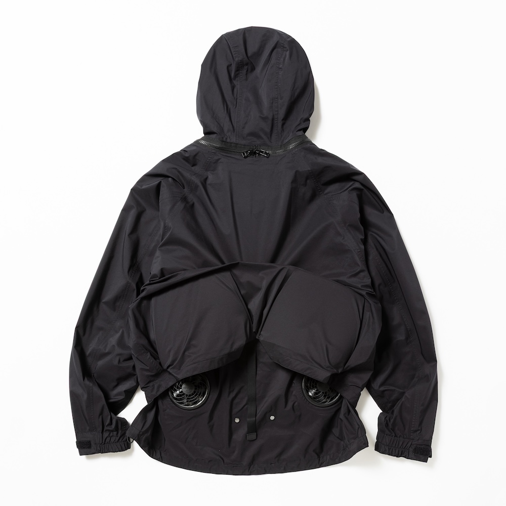 meanswhile×空調服のAir Circulation System Rain Jacket