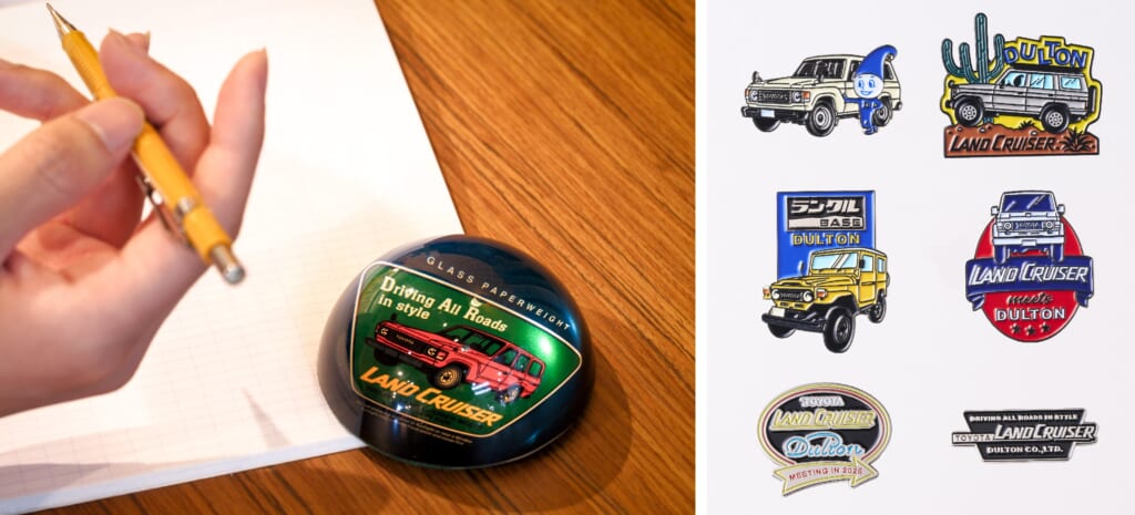 ピンズとペーパーウエイト