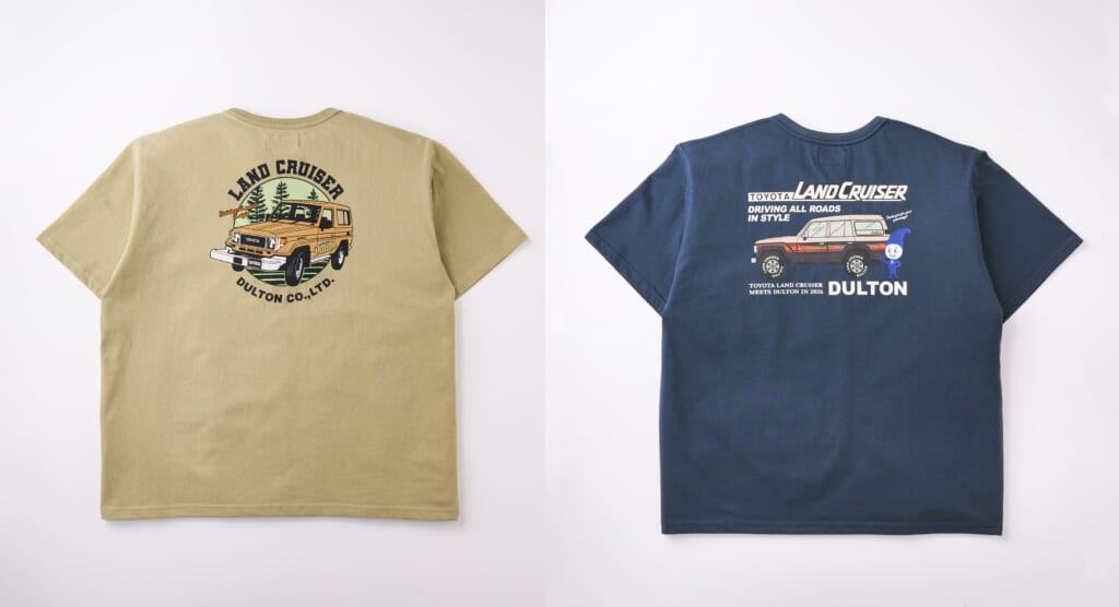 Ｔシャツ、ベージュとネイビー