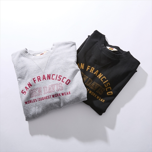 BEN DAVIS PRINT SWEAT CREW