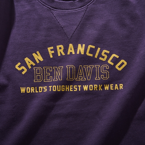 BEN DAVIS PRINT SWEAT CREW