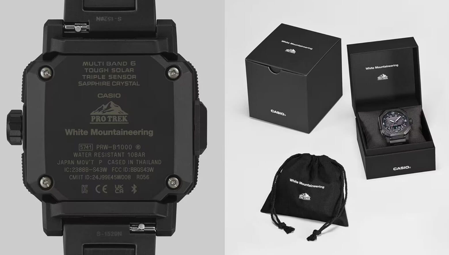 ホワイトマウンテニアリングとプロトレックのコラボウォッチ第2弾は
