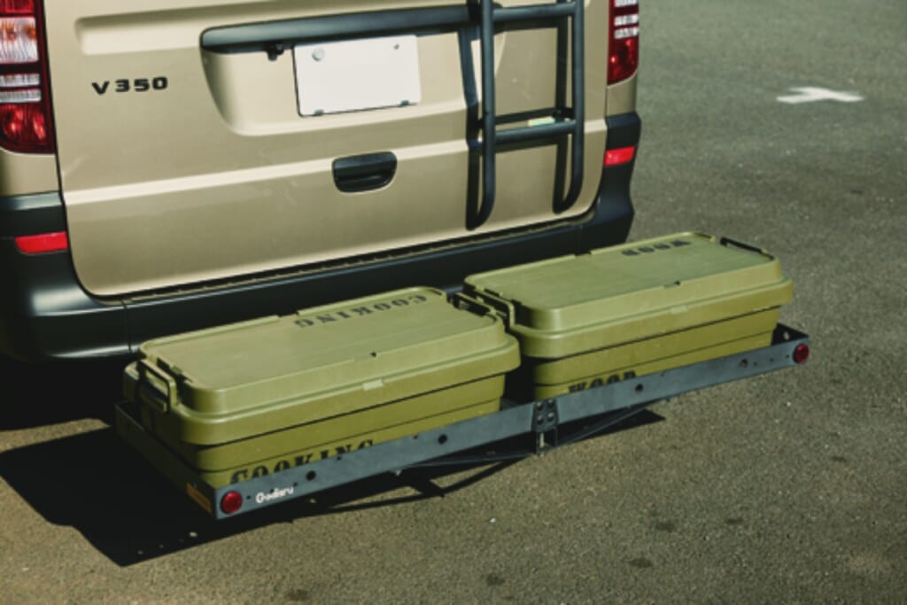 折り畳み式ヒッチカーゴにトランクカーゴがシンデレラフィット