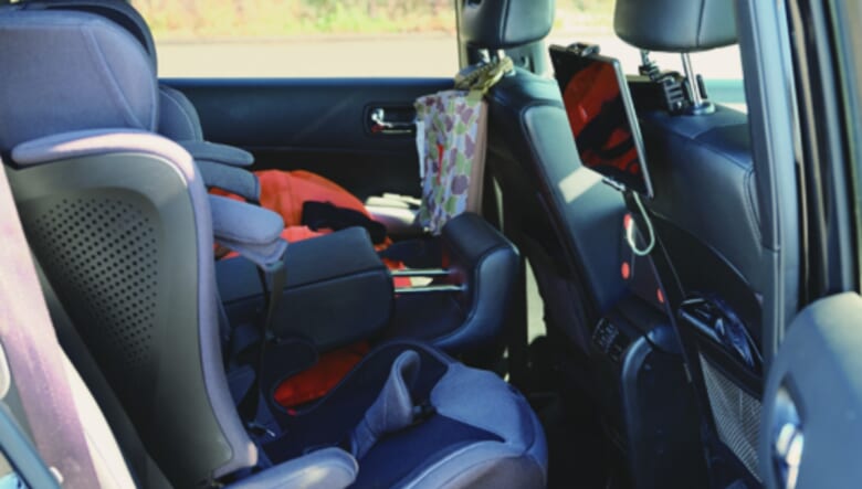 2列目シートは、お子さんの特等席。