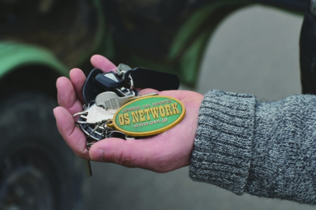 購入したショップ、オーエスネットワークのキーホルダー