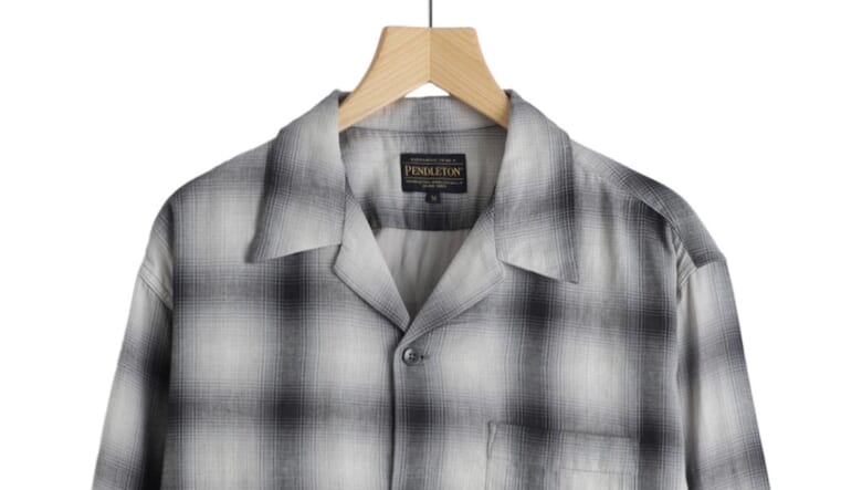 ARKnets×PENDLETONのDouble Gauze Open Collar Shir