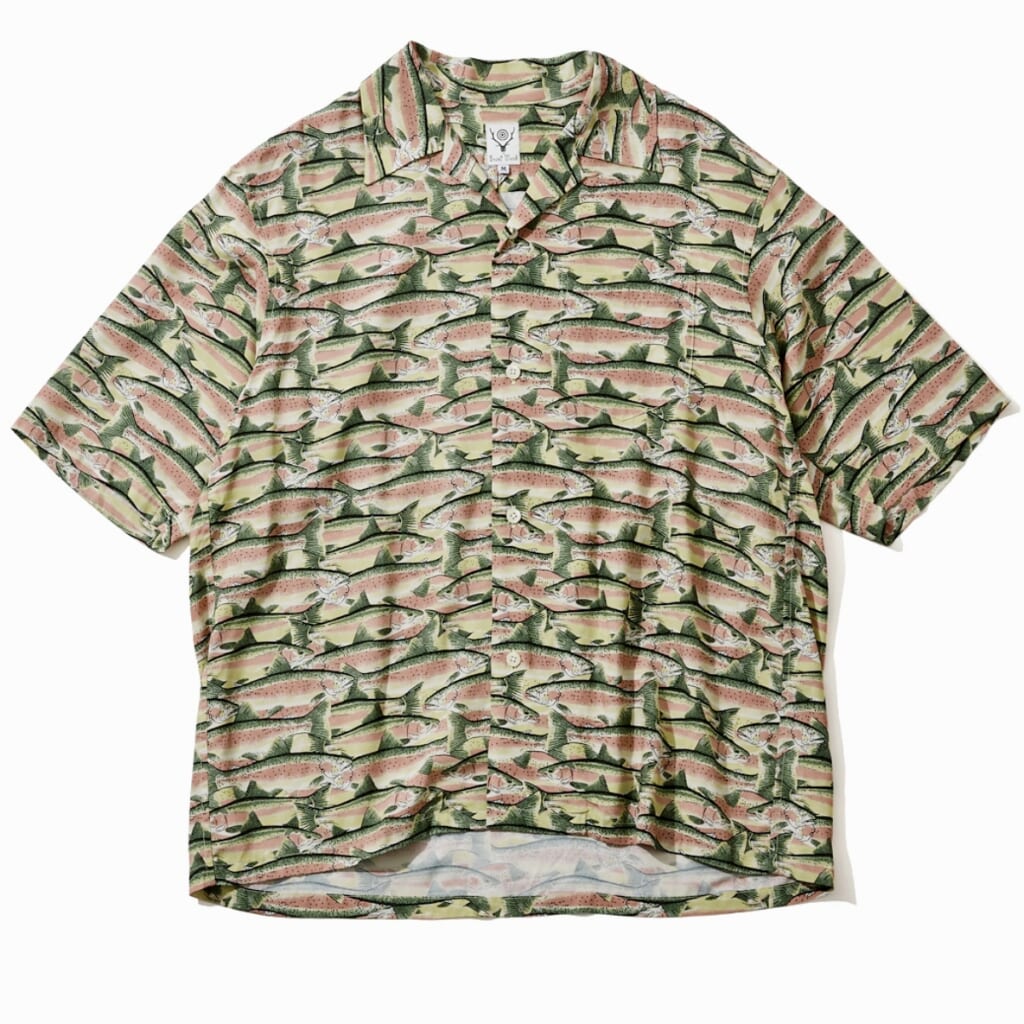 ショートスリーブ オープンカラーシャツ　￥30800