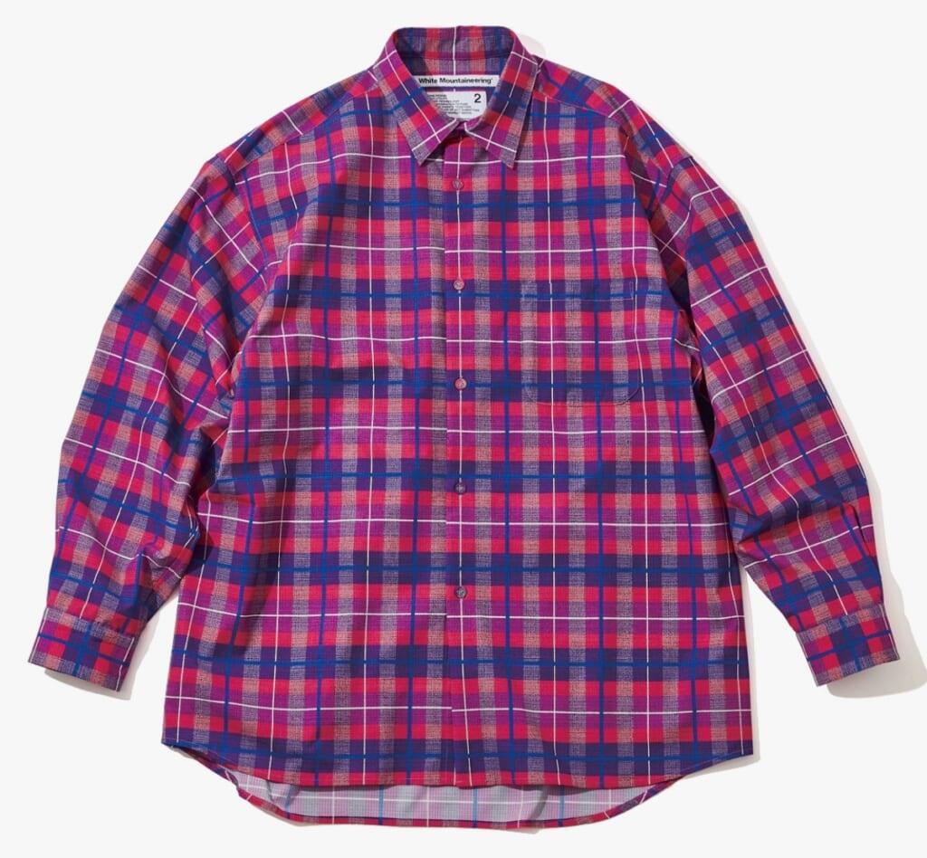 マドラスチェックワイドシャツ　￥52800