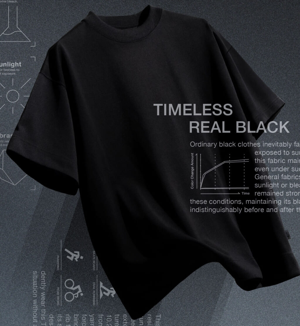 ブラックTシャツ GXFAB