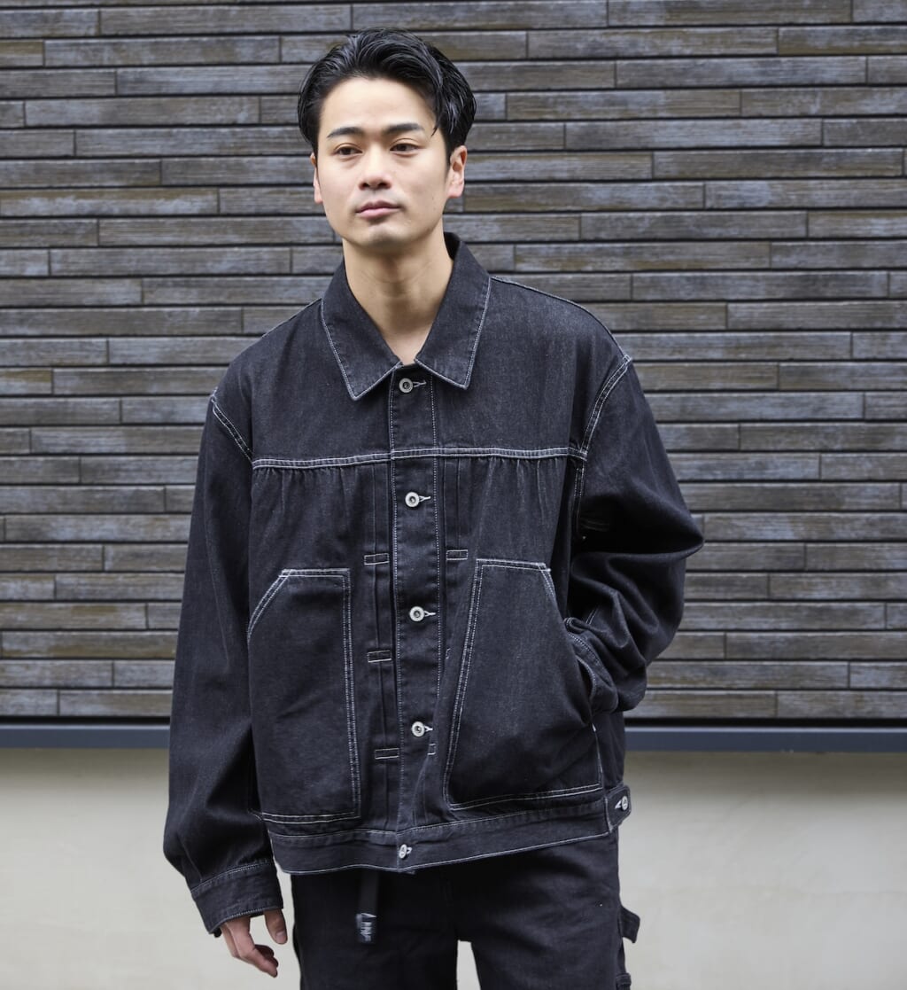 UNFRM OUTDOOR STANDARD 10oz SHORT DENIM JACKET