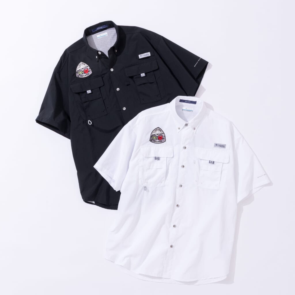 コロンビア×ガチャピン&ムックがコラボしたシャツ、Bahama II S/S Shirt​　/　¥9350
