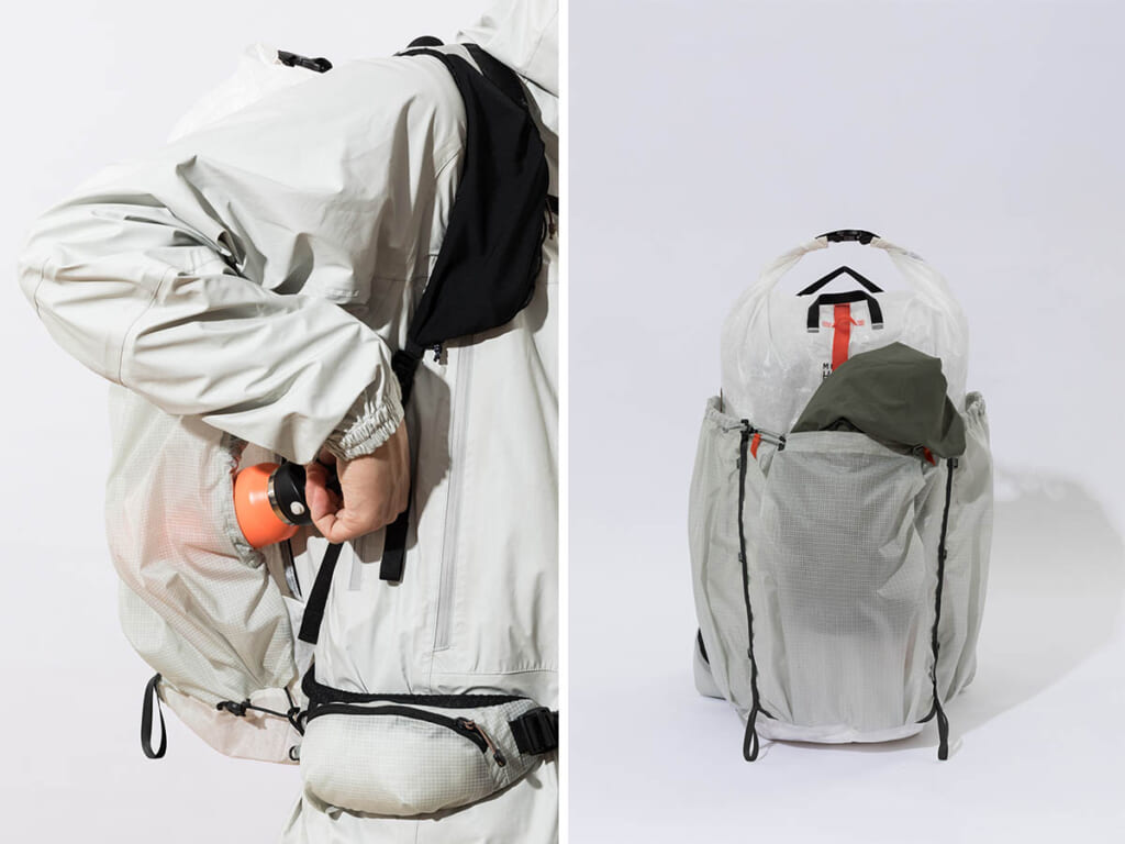 豊富なポケット収納