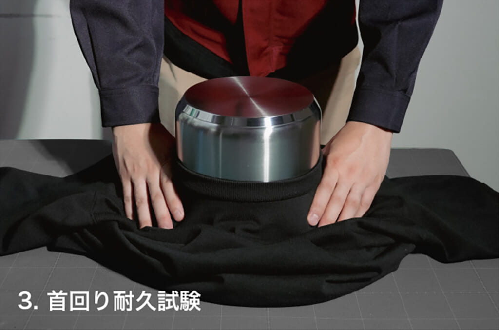 ブラックTシャツ GXFAB首周りテスト