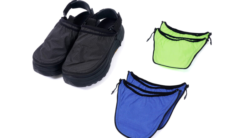 シーズンレスで履ける「UN+BA」の着せ替えサンダル！　気分やコーデに応じてスタイルチェンジ。