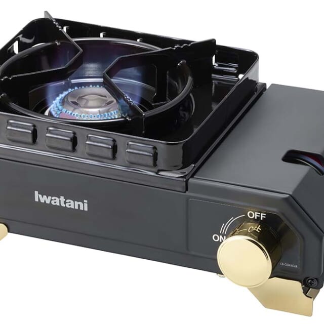 イワタニ「タフまる」シリーズに限定モデル。上位モデルXGが黒 × 金の