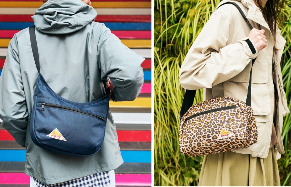 ES CURVE SHOULDER S　S ROUND TOP BAG M　着用画像