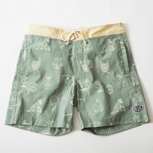 DEUS EX MACHINA×GO OUT CANGGU ORIGINAL:LAND ボードショーツ